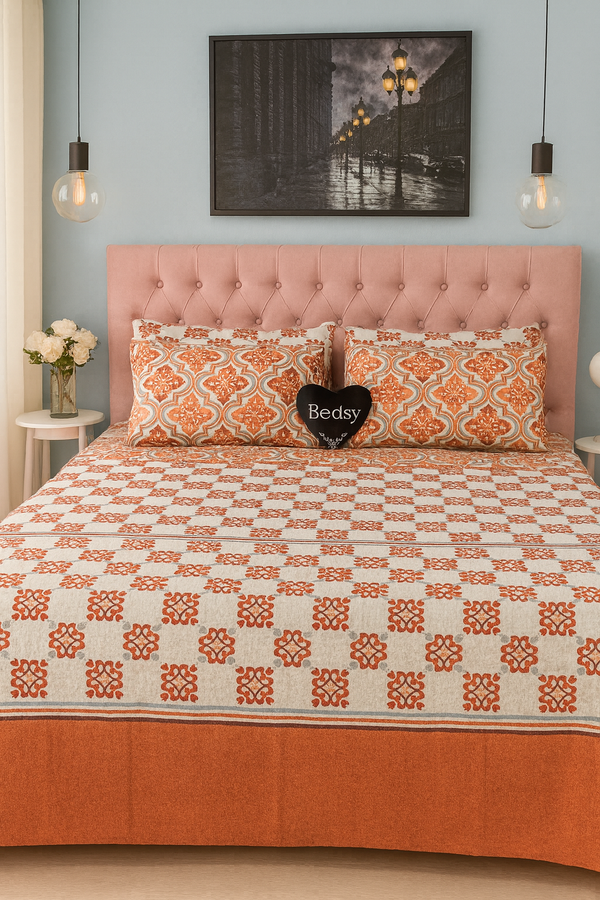 PersianBloom-8-Piece Bedding Set