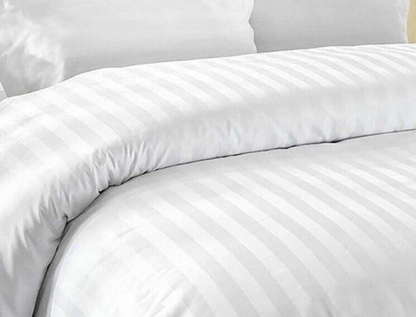 Hotel Bed Sheet – White Stripe