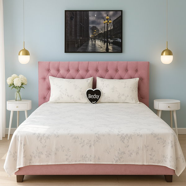 RoyalSlumber – Cotton Satin Bedsheet Set