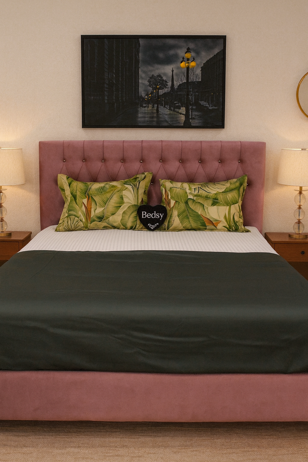 Luxury Cotton Satin Duvet Covers Collection 300TC by Bedsy Pakistan