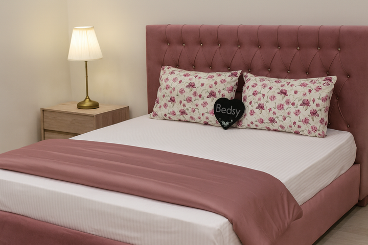 Bedsy Luxury Cotton Satin Duvet Covers Collection 300TC in Pakistan
